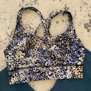 Lululemon Longline Energy Bra in Floral Metropolis Multi